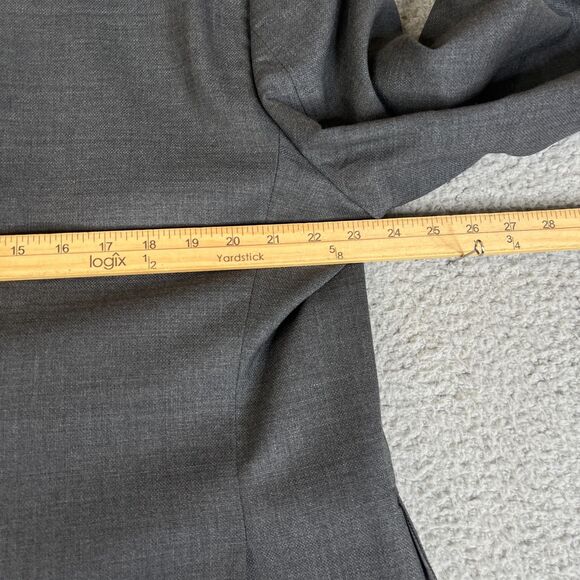 UNTUCKit  Palazzo Blazer Wool Mens 48R Italian Woven Gray Work Business Casual - Picture 12 of 16